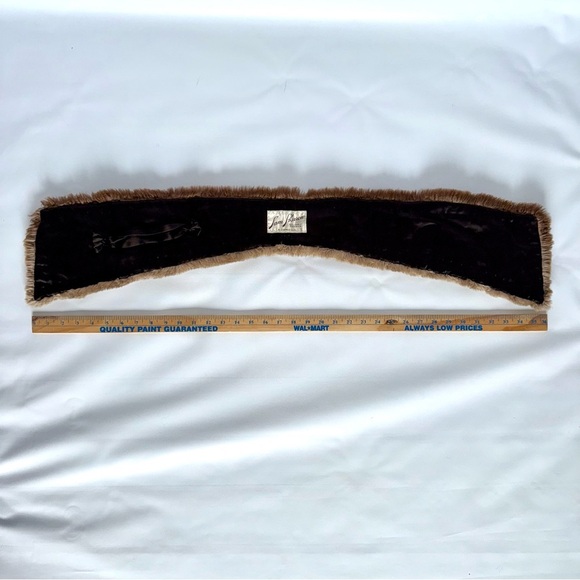 Vintage Luxurious Brown Fur collar by Sam Skurow Reliable furrier Norwood - Picture 7 of 7